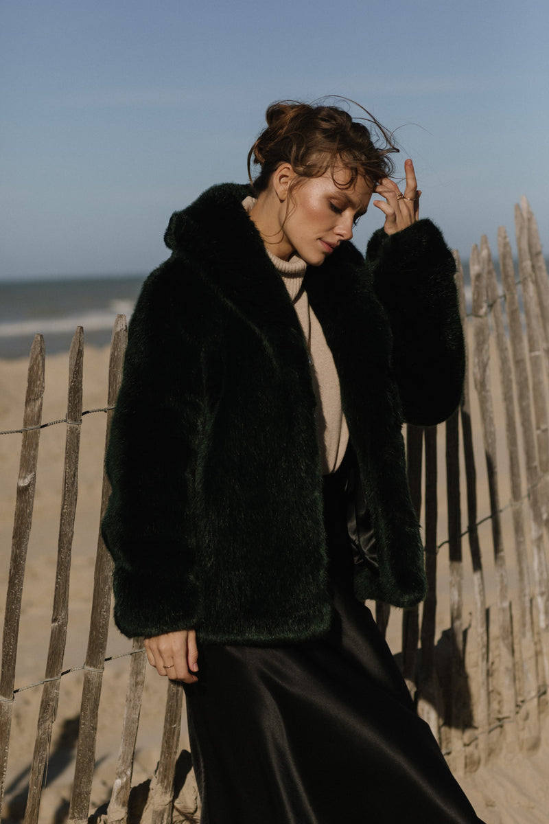 LEINWÄNDE Faux Fur Jacket