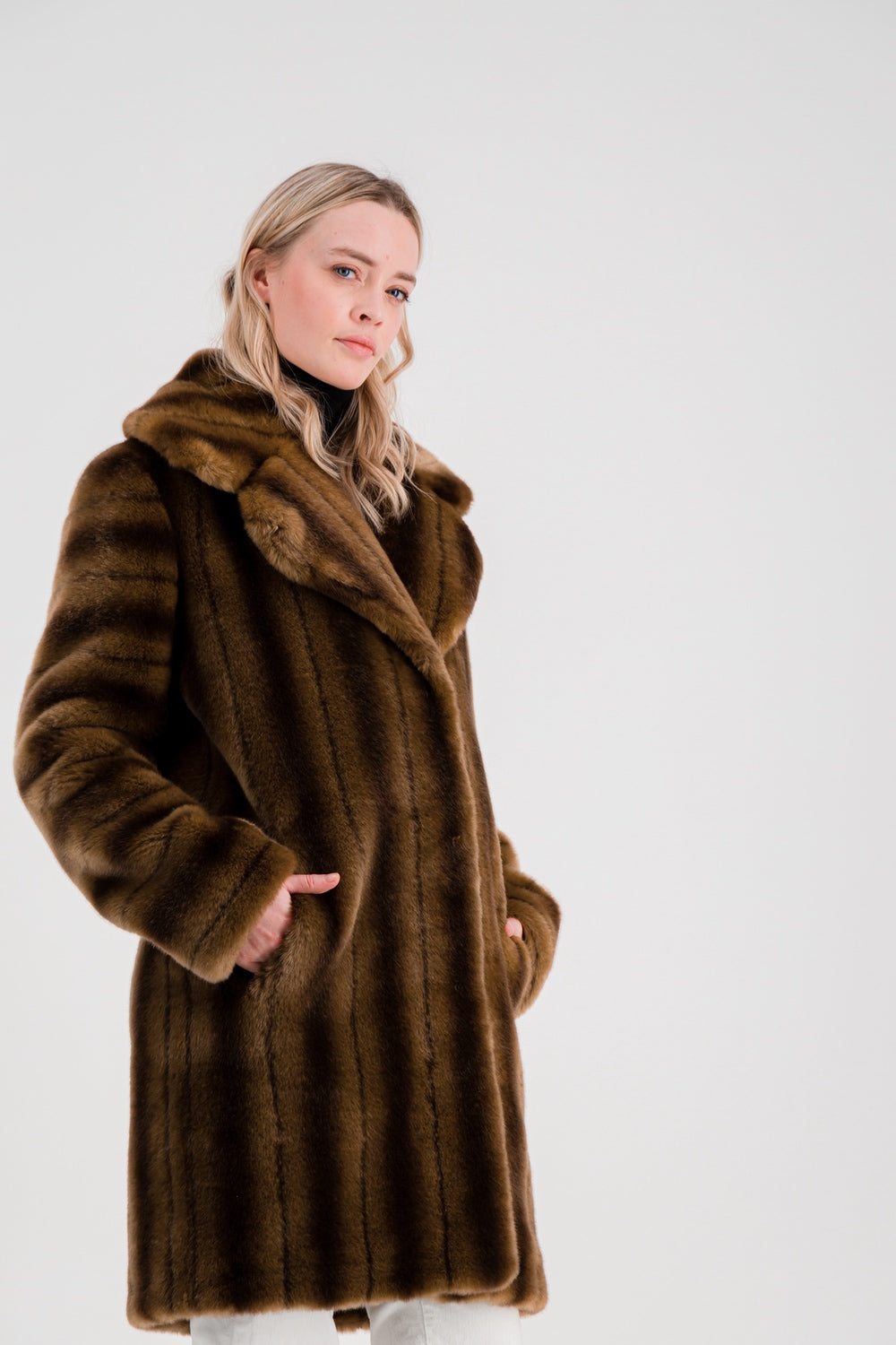 Faux Fur Mink Coat - LOUVE – LaSeine&Moi